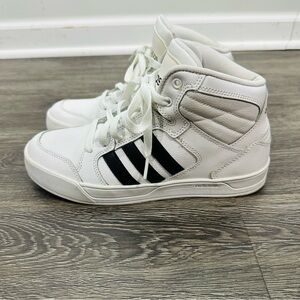 Adidas White and Black Neo CloudFoam Raleigh Size 8